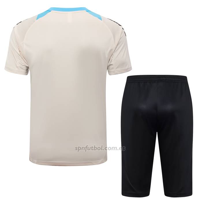 Chandal del Argentina Manga Corta 2024-2025 Amarillo - Pantalon Corto
